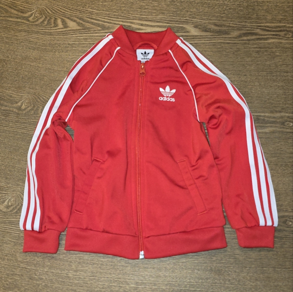 Adidas Kids Red Jacket Size:3T